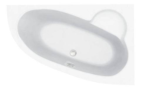Mink 1500x950x600mm 0TH Offset Corner Bath w/Legs (RH)