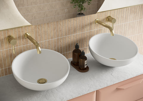 Miramichi 615mm Floor Standing 2 Door Basin Unit w/1TH Basin - Matt Apricot