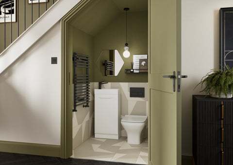 Miramichi 795mm Wall Hung 2 Drawer Basin Unit (No Top) - Matt White