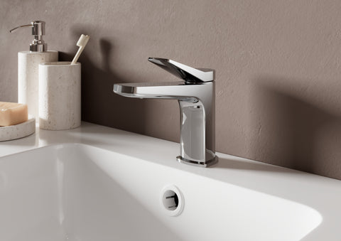 Narmada Basin Mixer & Waste - Chrome