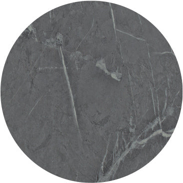 Character 600mm Wall Hung Grey Marble Basin Shelf & Chrome Bottle Trap