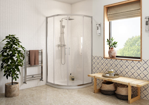 Full Suite w/900mm 2 Door Easy-Fit Quadrant & Tray