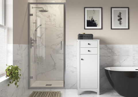 Icon 900mm Hinged Door - Chrome