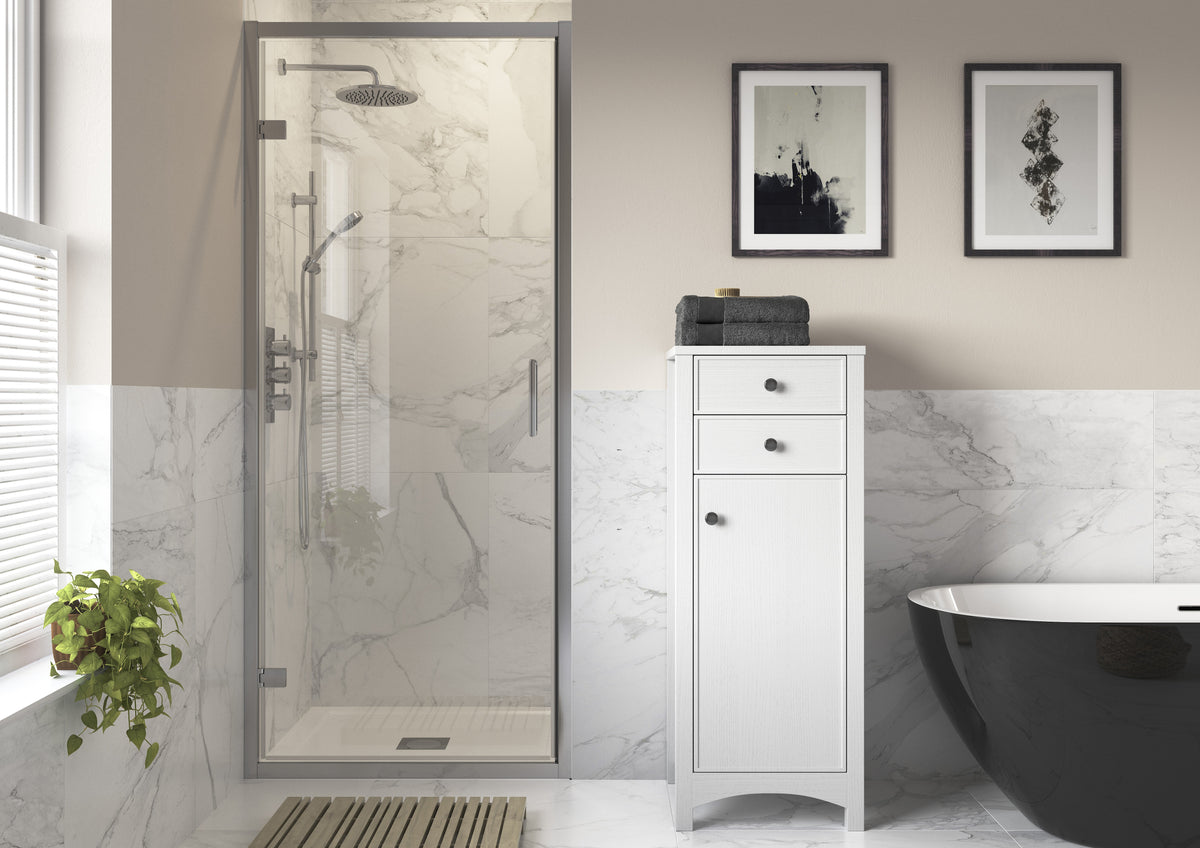 Icon 800mm Hinged Door - Chrome