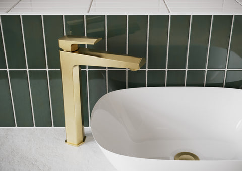 Rodela Tall Basin Mixer - Matt Black