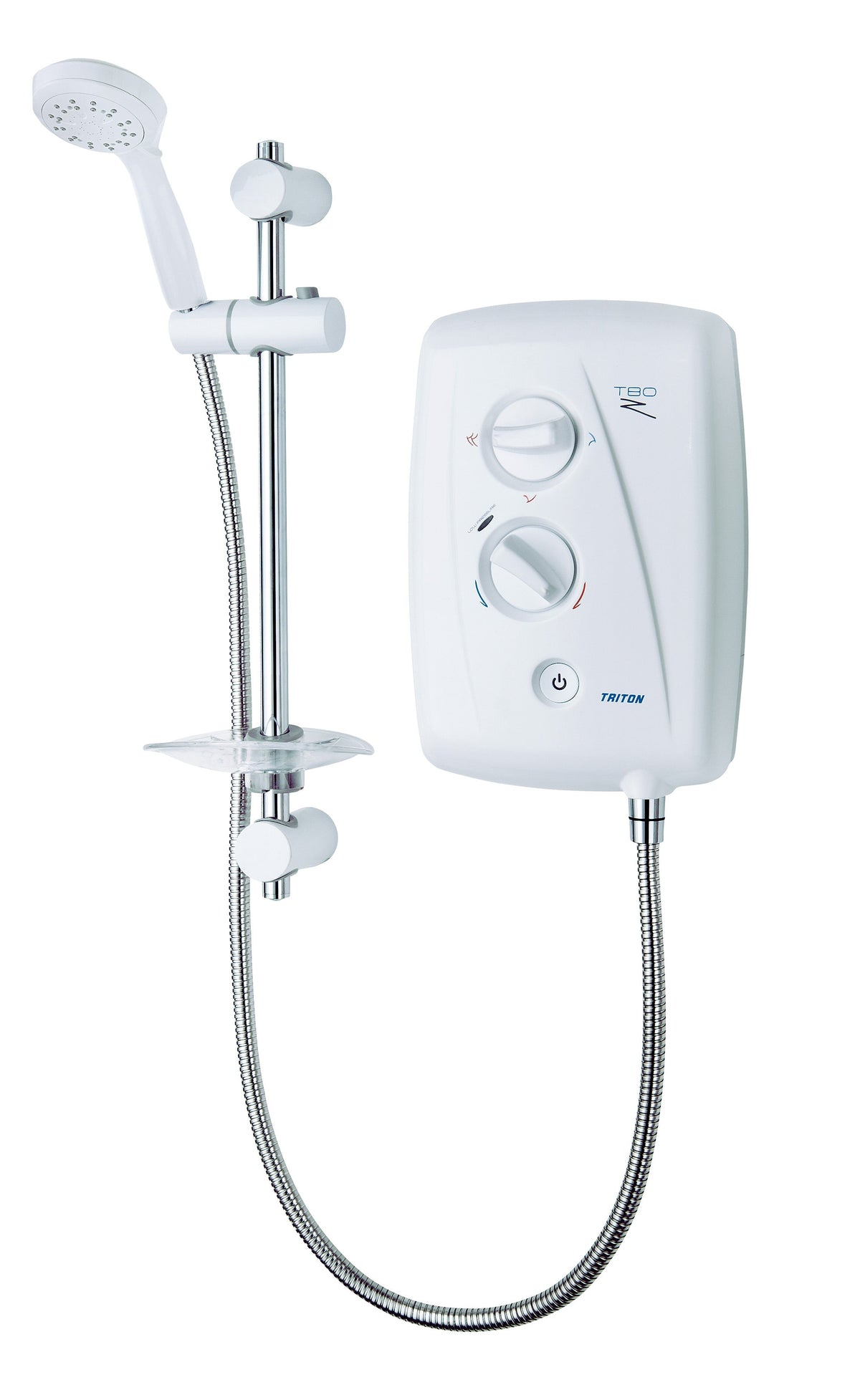 Triton T80ZFF 10.5kW Electric Shower - White/Chrome