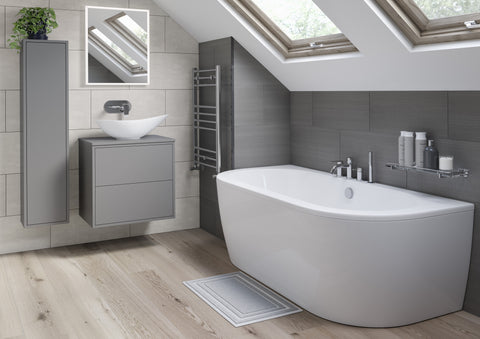Vema Timea Wall Mounted Basin Mixer - Chrome