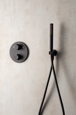 Vema Timea Black 300mm Shower Arm
