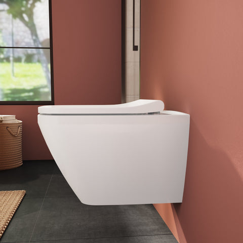 VitrA Integra Square Soft Close Slim Toilet Seat - White