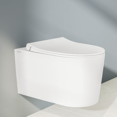 VitrA Sonic Flush Soft Close Slim Toilet Seat - White