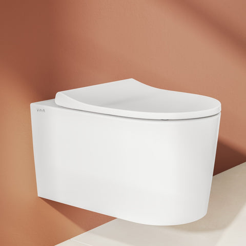VitrA Sonic Flush Soft Close Wrap Toilet Seat - White