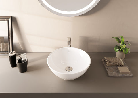 VitrA Options 430x430mm 0TH Basin w/Overflow - White