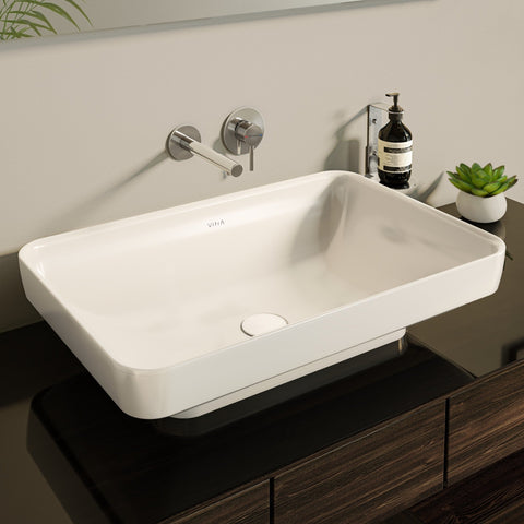 VitrA Origin Wall Mounted 2-Hole Basin Mixer - Chrome