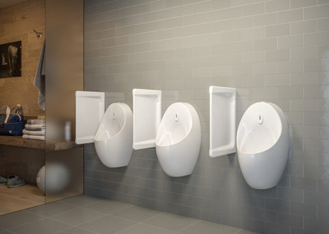 VitrA Urinal w/Integrated Flush (Battery) - White