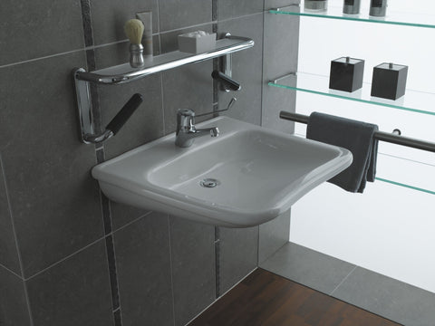 VitrA S20 600x545mm 1TH Basin w/Overflow - White