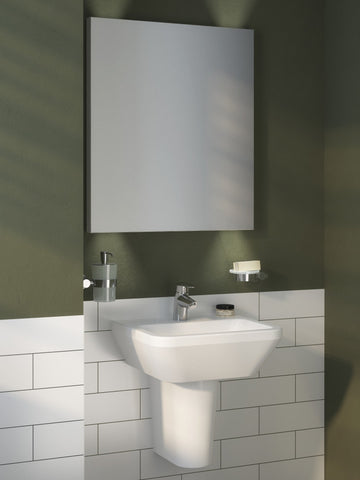 VitrA Integra 600x360mm 1TH Compact Basin w/Overflow - White