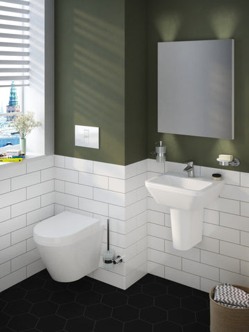 VitrA Integra 600x360mm 1TH Compact Basin w/Overflow - White