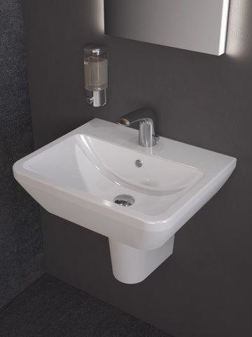 VitrA Integra 180x310mm Semi Pedestal Only - White