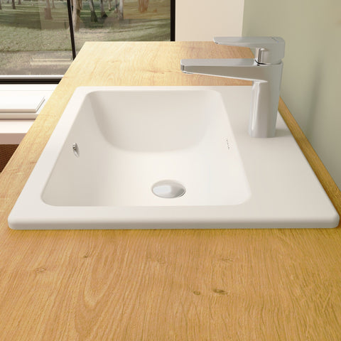 VitrA S20 550x455mm 1TH Countertop/Vessel Washbowl - White