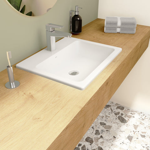 VitrA S20 550x455mm 1TH Countertop/Vessel Washbowl - White