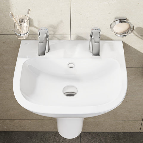 VitrA S20 500x415mm 2TH Basin Only - White