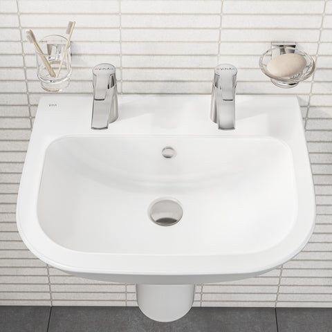 VitrA S20 550x440mm 2TH Basin Only - White