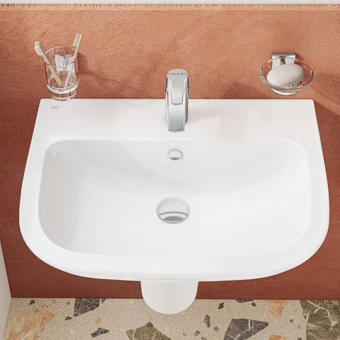 VitrA S20 650x465mm 1TH Basin Only - White
