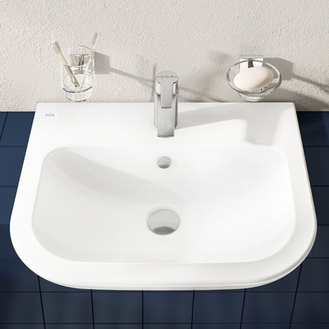 VitrA S20 550x445mm 1TH Semi Recessed Basin - White