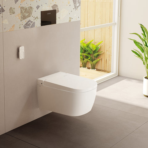 VitrA V-Care Comfort Rimless Shower Toilet - White