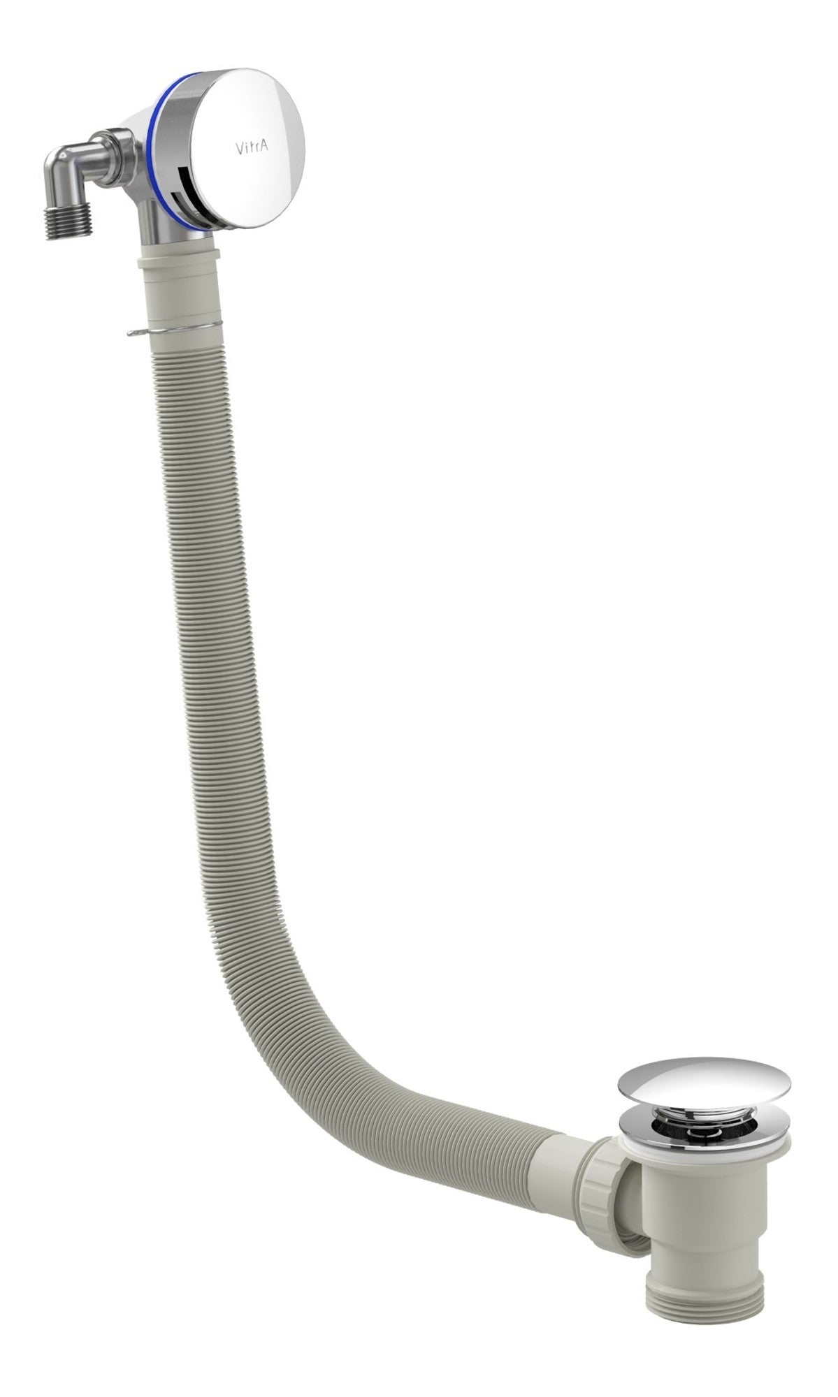 VitrA Round Bath Filler Waste - Chrome