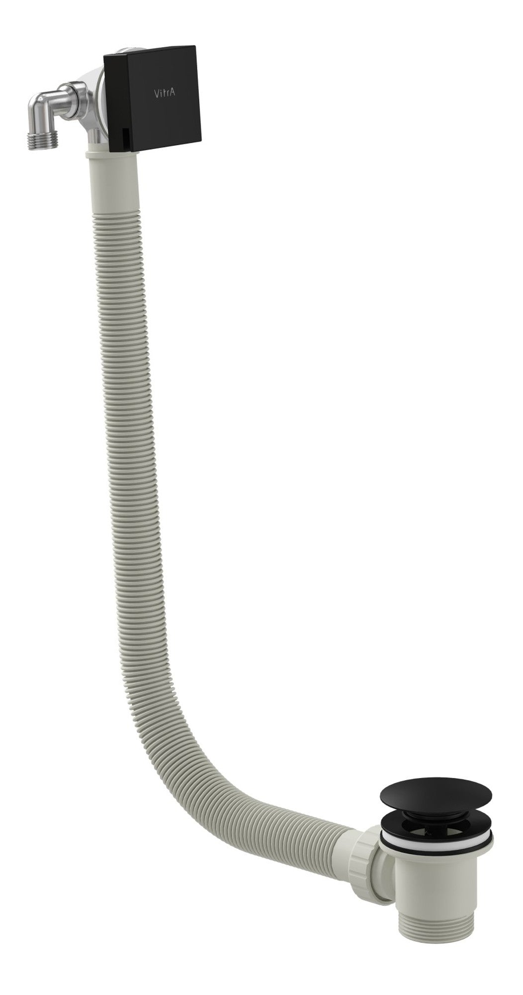 VitrA Square Bath Filler Waste - Matt Black