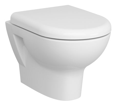 VitrA Zentrum Rimless Wall Hung Pan Only - White