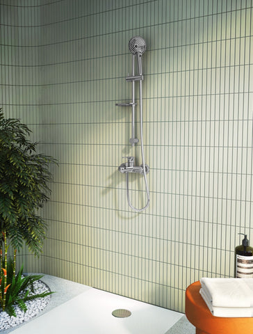 VitrA Root Round Wall Mounted Bath/Shower Mixer - Chrome