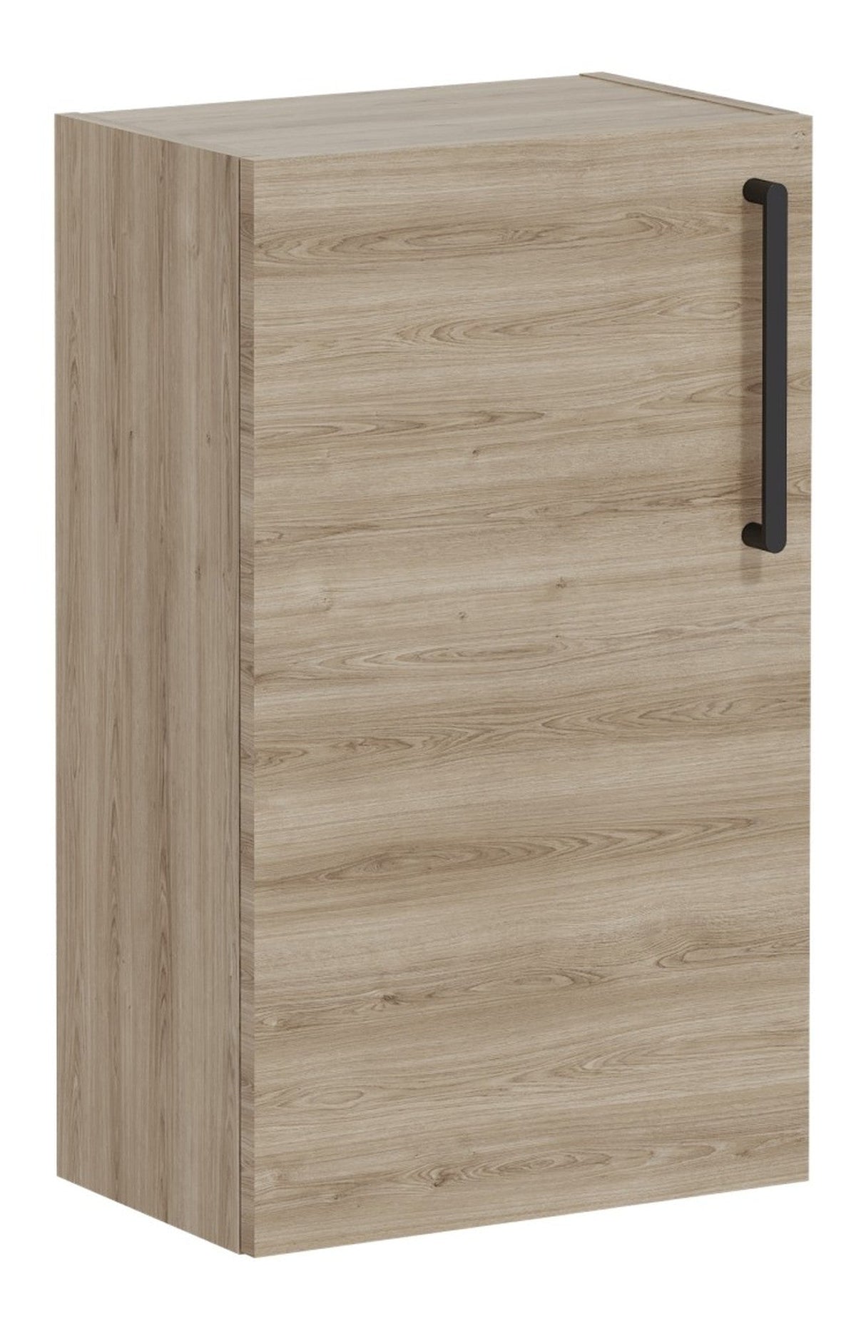 VitrA Root Flat 40cm 1 Door Slim Lower/Base Unit (LH Hinge) - Natural Oak
