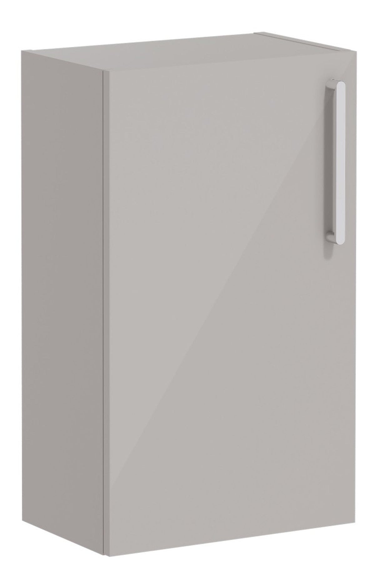 VitrA Root Flat 40cm 1 Door Slim Lower/Base Unit (LH Hinge) - Bright Sahara Beige