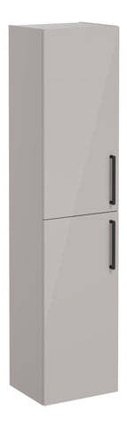 VitrA Root Flat 40cm 2 Door Tall Unit (LH Hinge) - Bright Sahara Beige