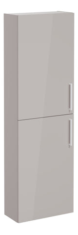 VitrA Root Flat 55cm 2 Door Slim Tall Unit (LH Hinge) - Bright Sahara Beige
