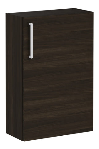 VitrA Root Flat 55cm 1 Door Slim Lower/Base Unit (RH Hinge) - Walnut