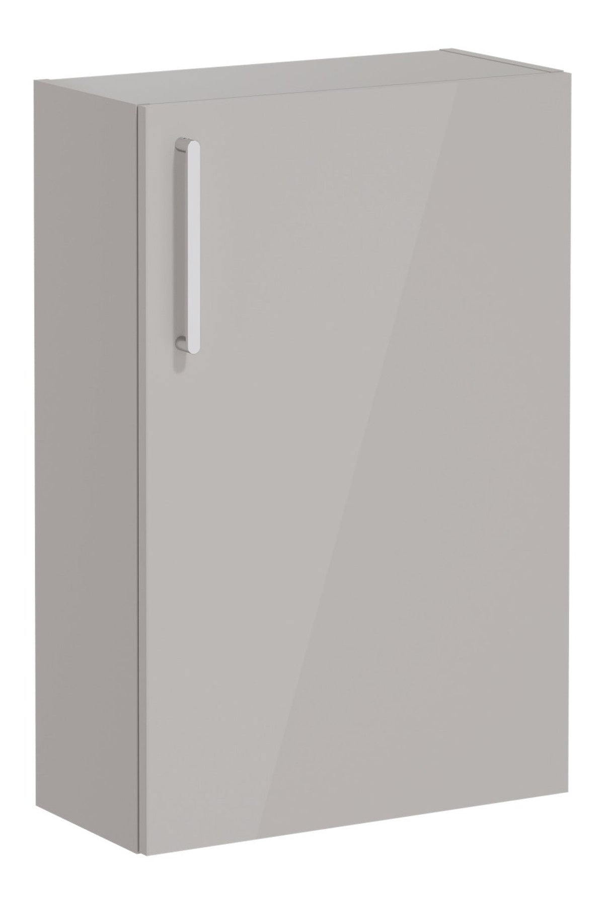 VitrA Root Flat 55cm 1 Door Slim Lower/Base Unit (RH Hinge) - Bright Sahara Beige