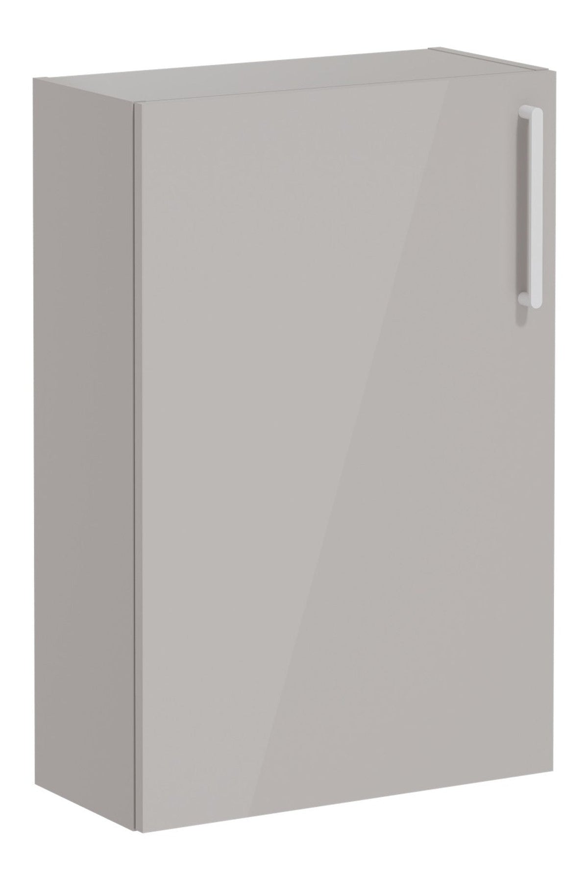 VitrA Root Flat 55cm 1 Door Slim Lower/Base Unit (LH Hinge) - Bright Sahara Beige