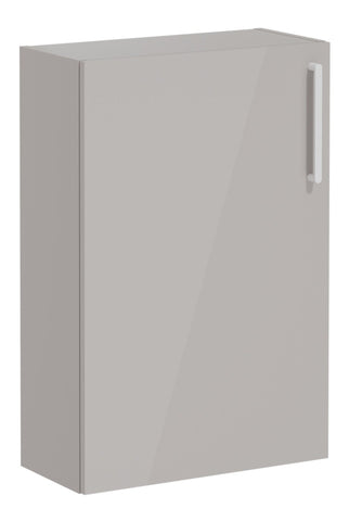 VitrA Root Flat 55cm 1 Door Slim Lower/Base Unit (LH Hinge) - Bright Sahara Beige
