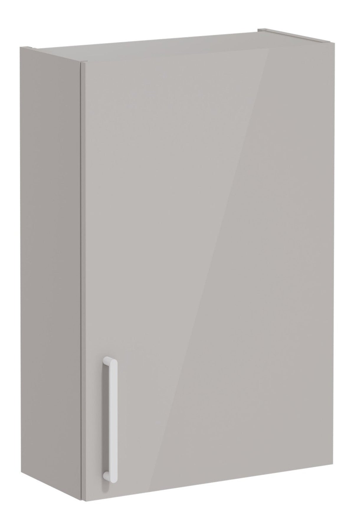 VitrA Root Flat 60cm 1 Door Upper/Wall Unit (RH Hinge) - Bright Sahara Beige