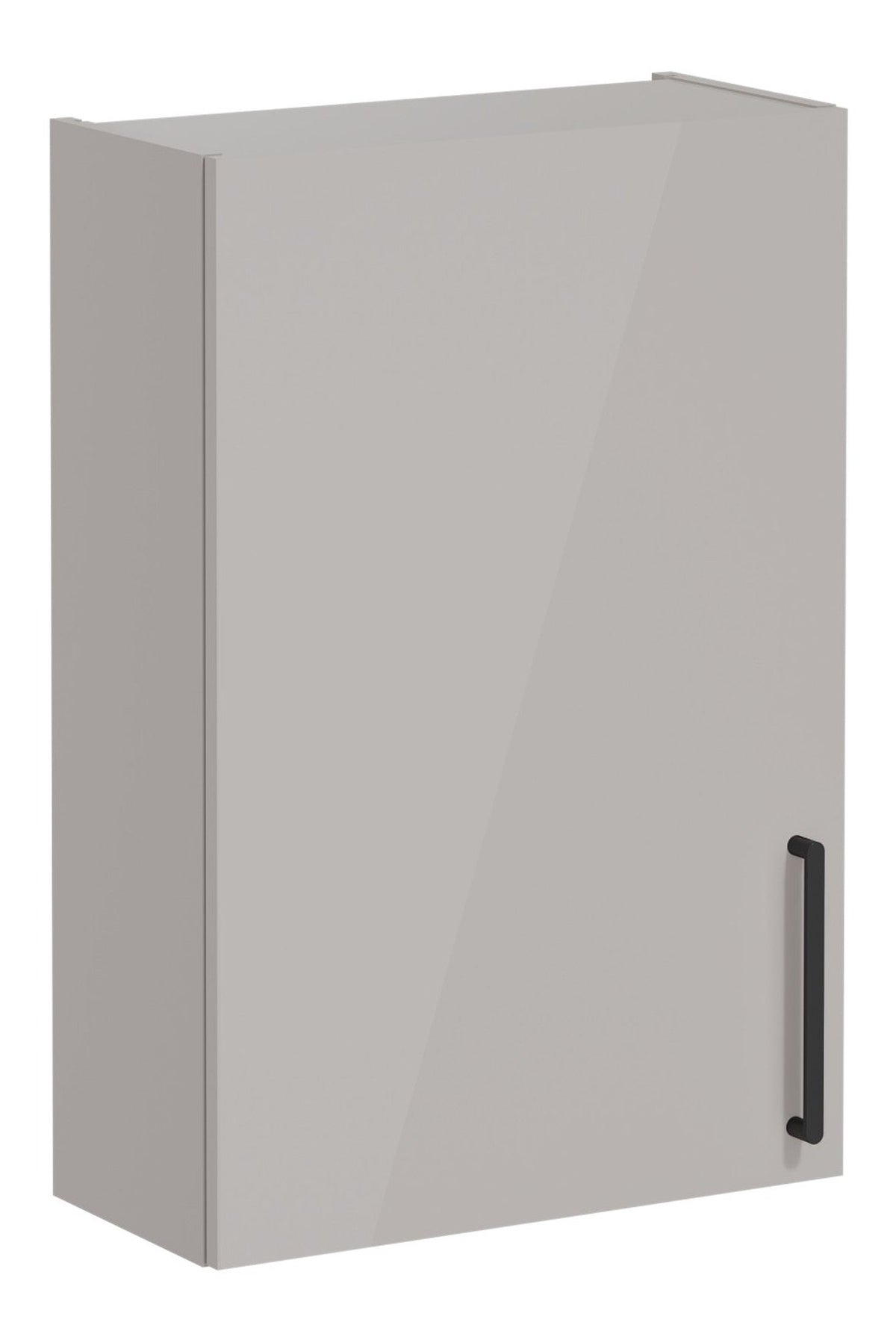 VitrA Root Flat 60cm 1 Door Upper/Wall Unit (LH Hinge) - Bright Sahara Beige