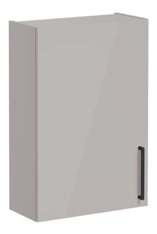 VitrA Root Flat 60cm 1 Door Upper/Wall Unit (LH Hinge) - Bright Sahara Beige