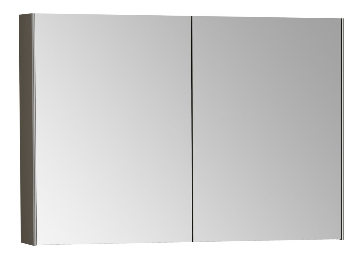 VitrA 1020x695mm Mirrored Cabinet - Brushed Chrome