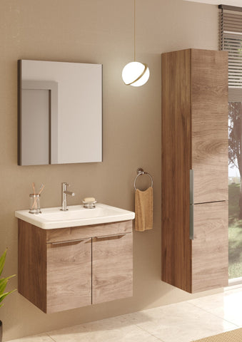 VitrA 620x695mm Rectangular Mirror - Brushed Chrome