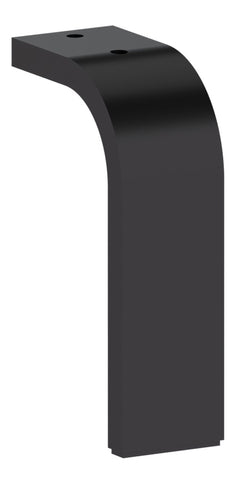VitrA Root Flat Leg Set for 3 Drawer Units - Matt Black