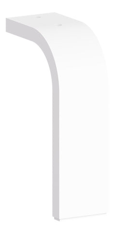 VitrA Root Flat Leg Set for 3 Drawer Units - Matt White