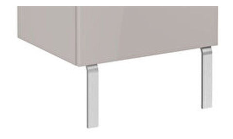VitrA Root Flat Leg Set for 2/4 Drawer Units - Chrome