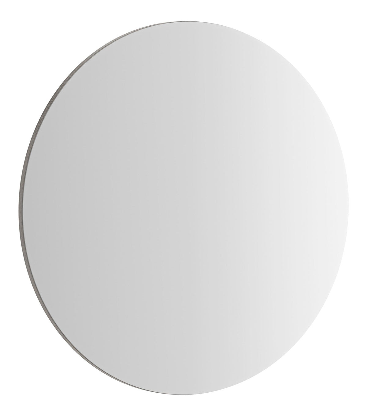 VitrA 595x595mm Round Mirror - Brushed Chrome